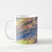 Joe's Abstrakte Kunst - Blue Rush - Coffee Cups Kaffeetasse (Links)