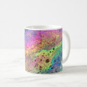 Joe's Abstrakte Kunst - Radical Rainbow - Coffee C Kaffeetasse (VorderseiteRechts)