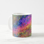 Joe's Abstrakte Kunst - Radical Rainbow - Coffee C Kaffeetasse (Vorderseite Links)