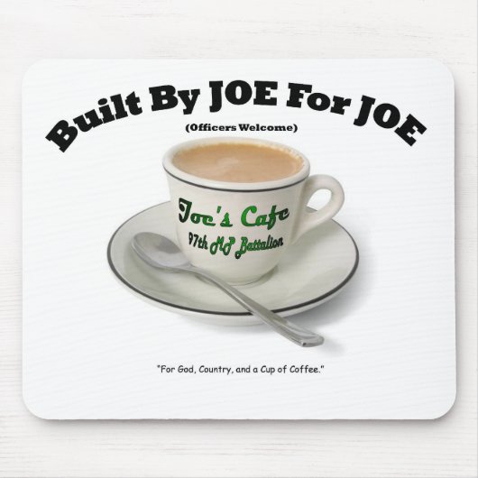 JOES Café Mousepad (Vorne)