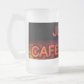 Joe's Café und Bar-Tasse Mattglas Bierglas (Links)