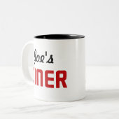 Joe's Diner Zweifarbige Tasse (Vorderseite Links)