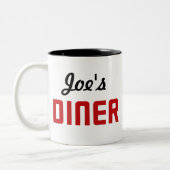 Joe's Diner Zweifarbige Tasse (Links)