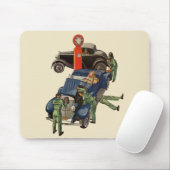 Joe's Full Service Gas Station, Vintages Geschäft Mousepad (Mit Mouse)