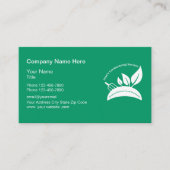 Joes Landscaping Business Card Visitenkarte (Vorderseite)