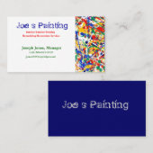 Joes Malerei-Visitenkarten Visitenkarte (Vorne/Hinten)