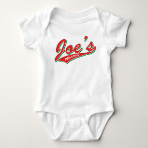 Joes Pizza u. Teigwaren Baby Strampler