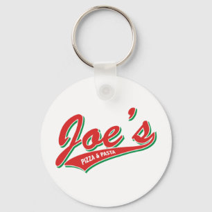 Joes Pizza u. Teigwaren Schlüsselanhänger