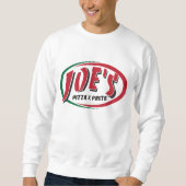 Joes Pizza u. Teigwaren Sweatshirt (Vorderseite)