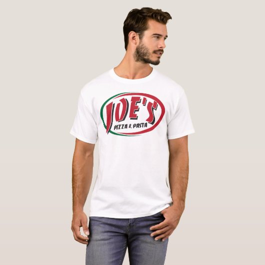 Joes Pizza u. Teigwaren T-Shirt (Vorne ganz)