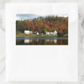 Joe's Pond - Danville, Vermont Rechteckiger Aufkleber (Tasche)