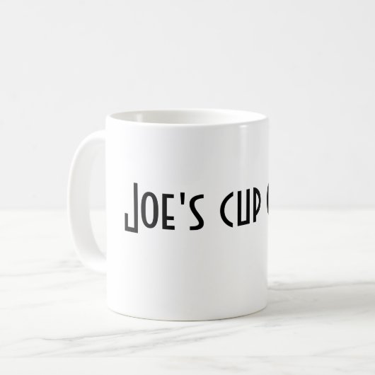 Joes Schale von Joe Kaffeetasse (Vorderseite Links)