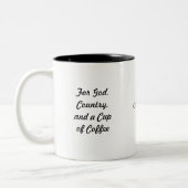 JOES Ton-Kaffee-Tasse des Café-Kaffee-zwei Zweifarbige Tasse (Links)