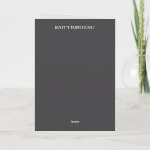 JOEUX ANNIVERSAIRE KARTE (Rückseite)