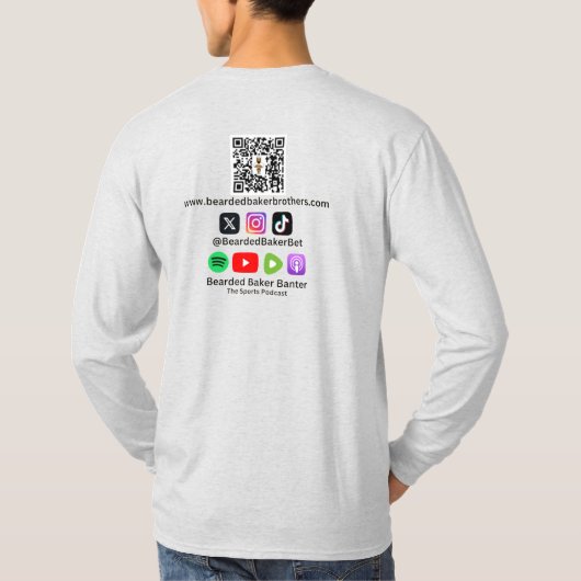 Joey Busted Brackets, lange Ärmel T-Shirt (Rückseite)