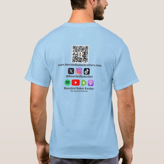 Joey Busted Brackets T-Shirt (Rückseite)