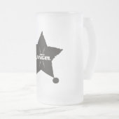 JOEY ENGELS-GEFRIERMASCHINEN-TASSE! MATTGLAS BIERGLAS (VorderseiteRechts)