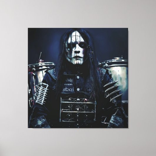Joey Jordison Custom Frame Leinwanddruck (Vorderseite)