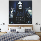 Joey Jordison Custom Frame Leinwanddruck (Insitu (Schlafzimmer))