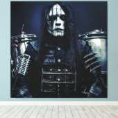 Joey Jordison Custom Frame Leinwanddruck (Insitu (Holzboden))