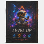 Joey Level Up Gaming Fleece Decke Crayon Crew Co (Vorderseite)