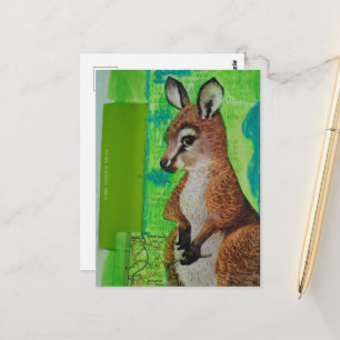 Joey Mixed Media Postkarte