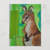 Joey Mixed Media Postkarte (Vorderseite)