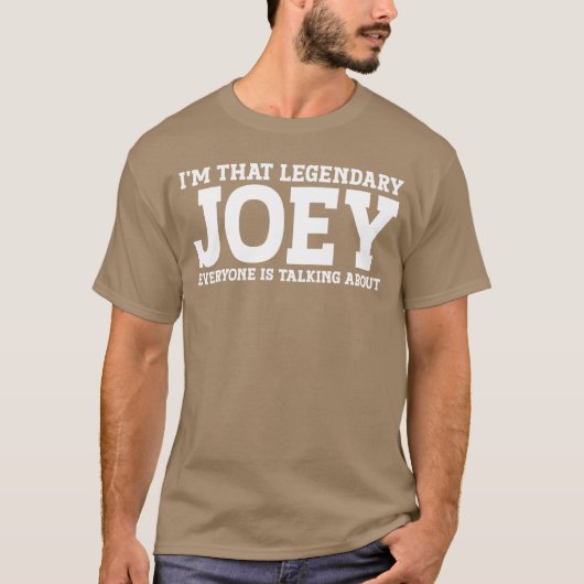 Joey Personal Name Funny Joey family T-Shirt (Vorderseite)