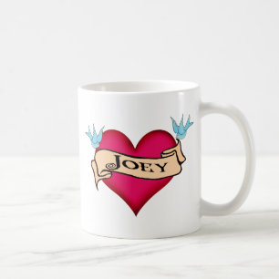 Joey - T-Shirts & Geschenke mit individuellem Herz Kaffeetasse