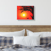 Joey Tree Wrapped Canvas Leinwanddruck (Insitu (Schlafzimmer))