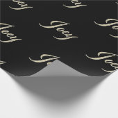 Joey Vorname Name edles Geschenkpapier Papier (Ecke)