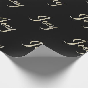 Joey Vorname Name edles Geschenkpapier Papier