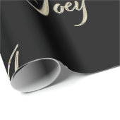 Joey Vorname Name edles Geschenkpapier Papier (Rolleneckpunkt)