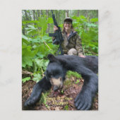 Joey's BIG Alaskan Bear Postkarte (Vorderseite)