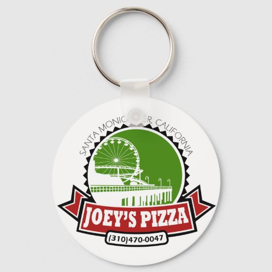 Joeys Pizza Schlüsselanhänger (Vorderseite)