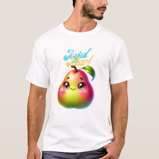 Joful Christmas Peer Design für Fun Holiday Gesche T-Shirt (Vorderseite)
