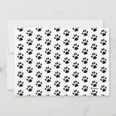 Jog Dog Christmas 4 Foto Card Einladung (Rückseite)