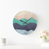 Jogakbo Clock Große Wanduhr (Zuhause)