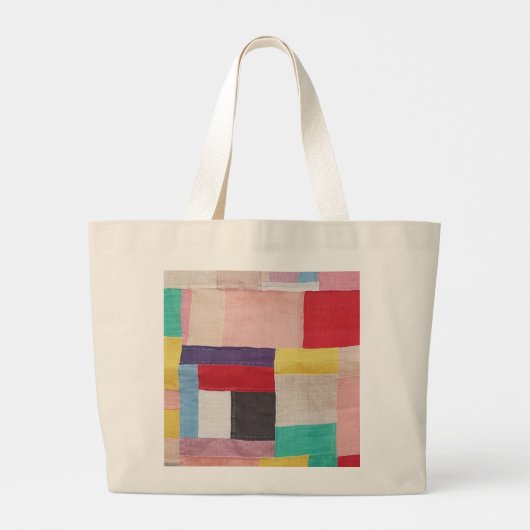 Jogakbo, Handnähartikel aus MosiGolf Balls Jumbo Stoffbeutel (Rückseite)