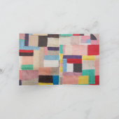 Jogakbo, Handnähte aus Mosi (Ramie) Einladung (Innenseite)