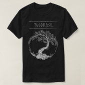 Joggdrasil Baum Viking Valhalla Odin Design T-Shirt (Design vorne)