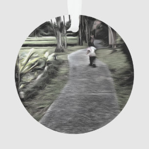 Joggen beginnt Junge Ornament