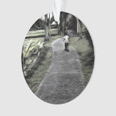 Joggen beginnt Junge Ornament (Vorderseite)