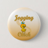 Joggen Chick Button (Vorderseite)