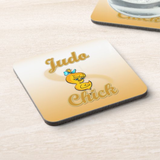 Joggen Chick Getränkeuntersetzer (Linke Seite)