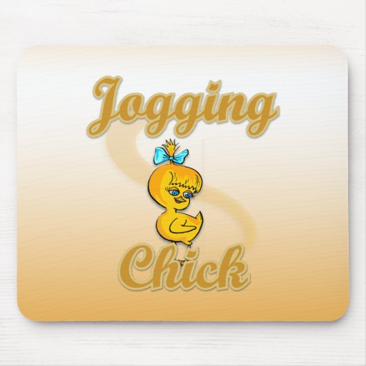 Joggen Chick Mousepad (Vorne)
