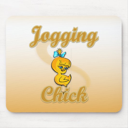 Joggen Chick Mousepad (Vorne)