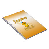 Joggen Chick Notizblock (Rechte Seite)