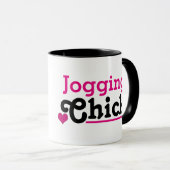 Joggen Chick Tasse (VorderseiteRechts)