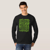 Joggen einsammeln Müll T-Shirt (Vorne ganz)